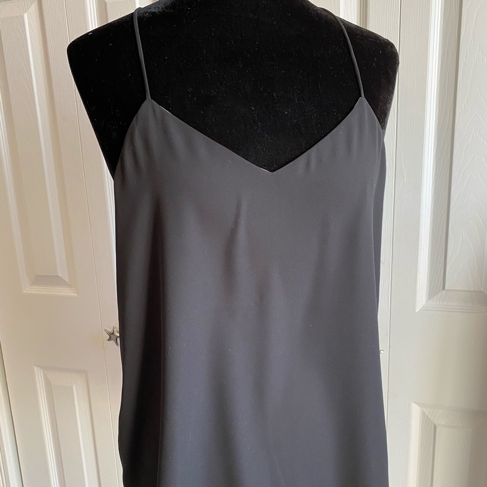 Black and Gray REVERSIBLE Cami Express Top